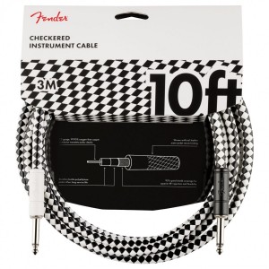 FENDER PRO 10' INSTRUMENT CABLE CHECKERBOARD