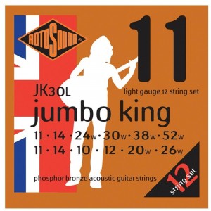 ROTOSOUND JK30L JUMBO K. 11-52
12 CORDE