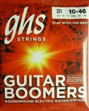 GHS BOOMERS 010-046 ELECTRIC GUITAR ROUNDWOUND