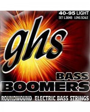 GHS BOOMERS BASS 4 CORDE 40-95 LIGHT LONG SCALE SET L3045X
