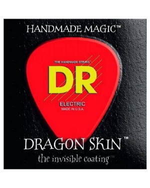 DR ELECTRIC GUITAR STRINGS DRAGON SKIN 11-50  THE INVISIBLE COATING DSE 11
