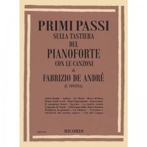 PRIMI PASSI SULLA TASTIERA DEL PIANOFORTE: FABRIZIO DE ANDRE' - F. CONCINA