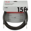 FENDER PROFESSIONAL SERIES INSTRUMENT CABLES JACK/JACK ELECTRIC GUITAR STRAIGHT/STRAIGHT 4.5M BLK