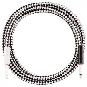 FENDER PRO 10' INSTRUMENT CABLE CHECKERBOARD