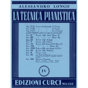 A. LONGO - LA TECNICA PIANISTICA FASC. 4 TECNICA FONDAMENTALE