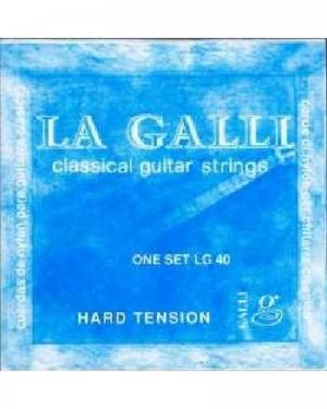 LA GALLI CLASSICAL GUITAR STRINGS HARD TENSION ONE SET LG 40